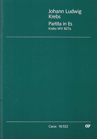 Krebs, Partita in Es Krebs-WV 827a (Carus)