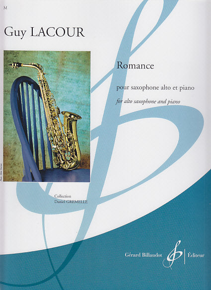 Lacour, Romance (ASax,Pf) (Billaudot)