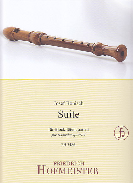 Bonisch, Suite (4 Stucke) (SATB Rec) (Hofmeister)