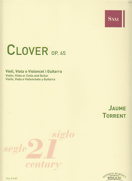 Torrent, Clover op. 65 (Vn,Va/Vc,Guit) (Boileau)