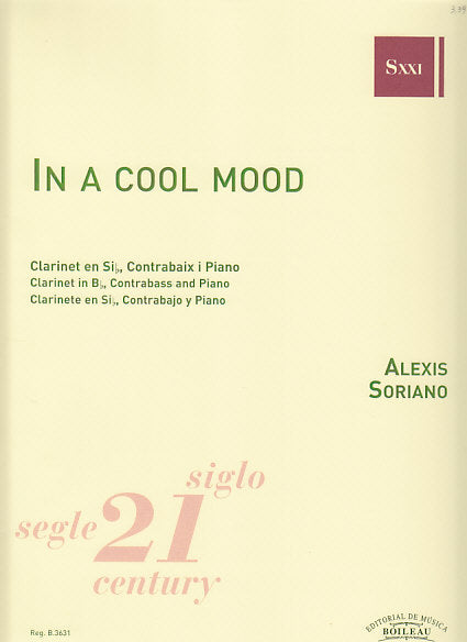 Soriano, In a cool mood (Cl,CB,Pf) (Boileau)