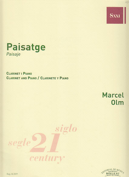 Olm, Paisatge = Paisaje op. 91 (Boileau)