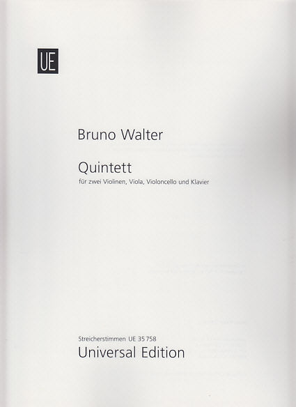 Walter, Quintett: String Parts (Universal)