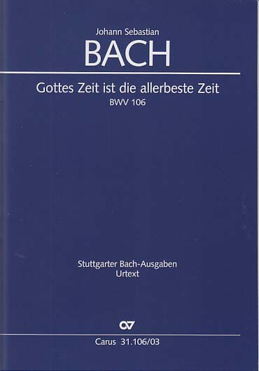 Bach, Kantaten BWV 106 (rev.) (Carus)