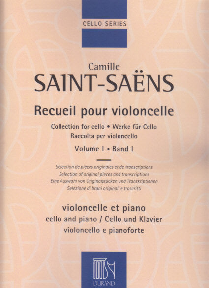 Saint-Saens, Recueil pour Vc 1 (Durand)