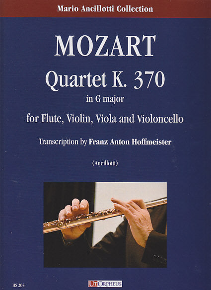 Mozart, Quartet KV 370 in G (Fl,Str) (Ut Orpheus)