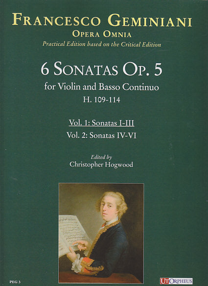 Geminiani, 6 Sonatas op. 5, Vo. 1 (Ut Orpheus)