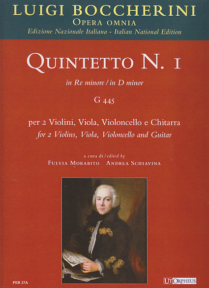 Boccherini, Quintet G 445 in d (Score) (Ut Orpheus)