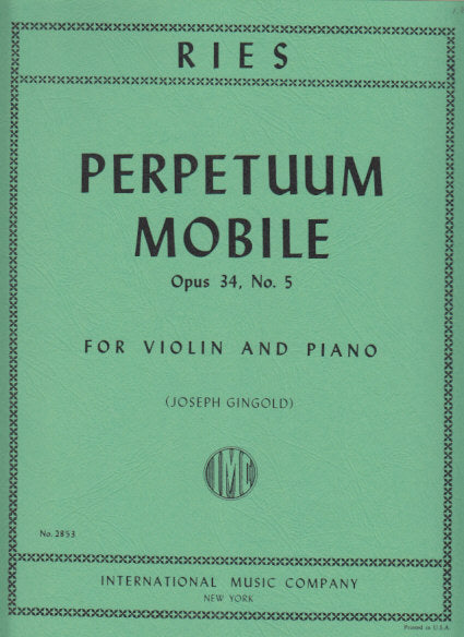 Ries, Perpetuum Mobile op. 34/5 (IMC)
