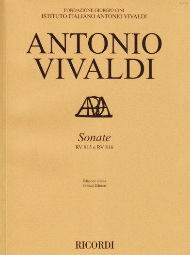 Vivaldi, Sonate RV 815, 816 (Vn,Bc) (Ricordi)