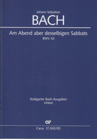 Bach, Kantate Nr. 42 [G/E] (Carus)