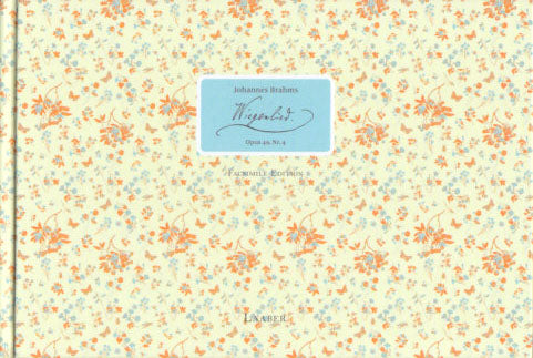 Brahms, Wiegenlied op. 49/4 (Facs) (Laaber-Verlag)