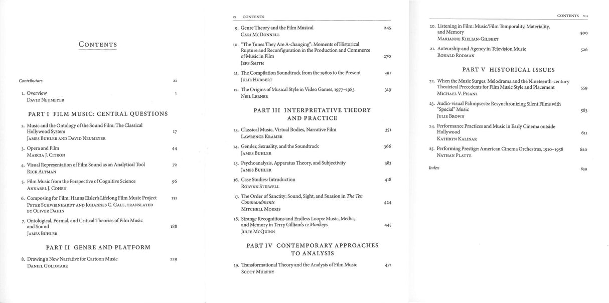 Neumeyer, Oxford Handbook of Film Music (Oxford University Press)