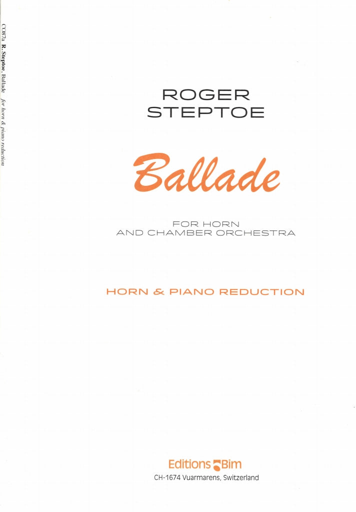 Steptoe, Ballade (Hn,Pf) (Bim)