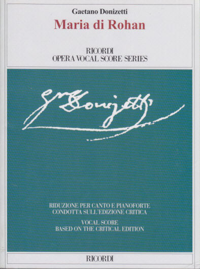 Donizetti, Maria di Rohan [I] (Ricordi)