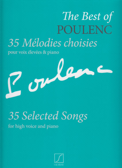 Poulenc, Best of Poulenc (H) 35 Melodies (Salabert)