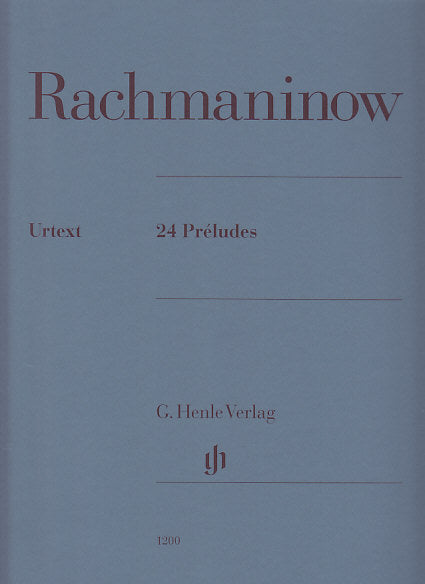 Rachmaninoff, Preludes (Rahmer/Hamelin) (Henle)