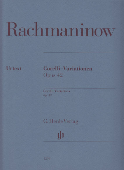 Rachmaninoff, Corelli Variations op. 42 (Henle)