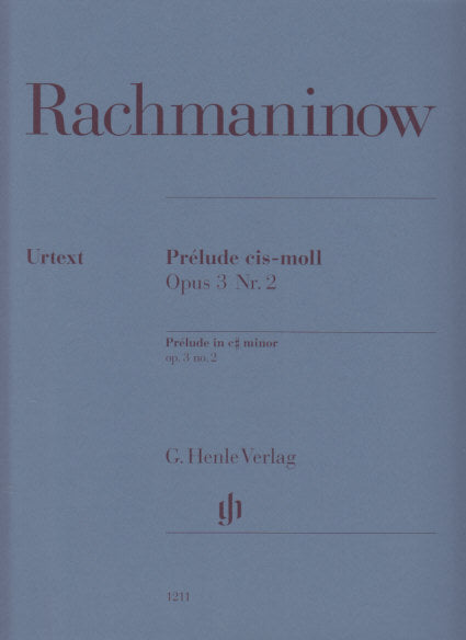 Rachmaninoff, Prelude op. 3/2 in c# (Henle)