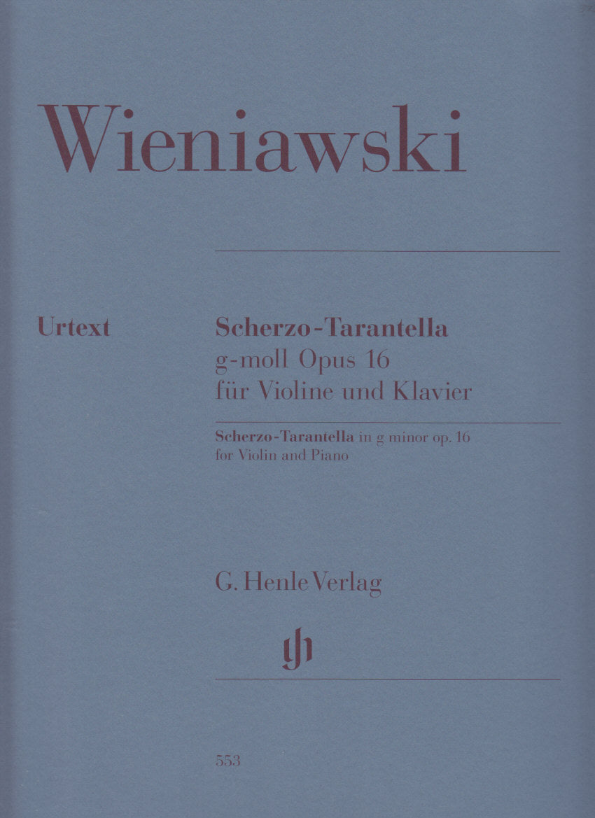 Wieniawski, Scherzo-tarantelle op. 16 (Henle)