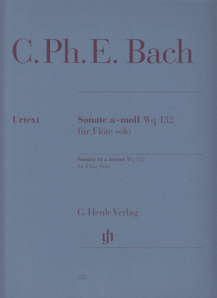 Bach,C.P.E., Sonata in a Wq 132 Fl Solo (Henle)