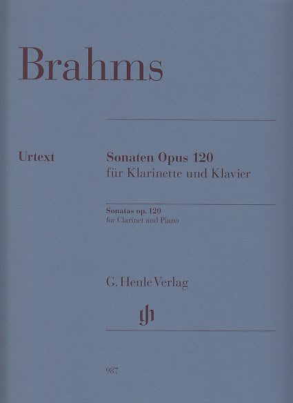 Brahms, Sonatas op. 120/1, 2 (rev.) (Henle)