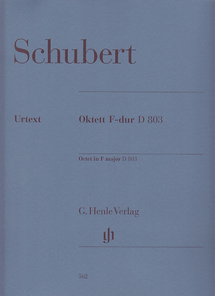 Schubert, Octet in F D 803 (Cl,Bn,Hn,Str (Henle)