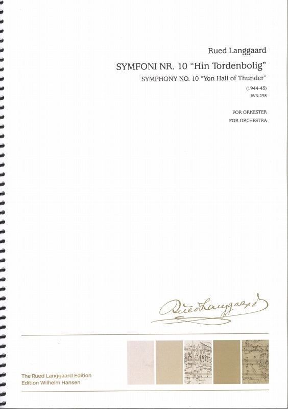 Langgaard, Symphony No. 10 (1944-45) (W.Hansen)