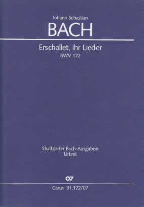 Bach, Cantata No.172 (Leisinger) (Carus)