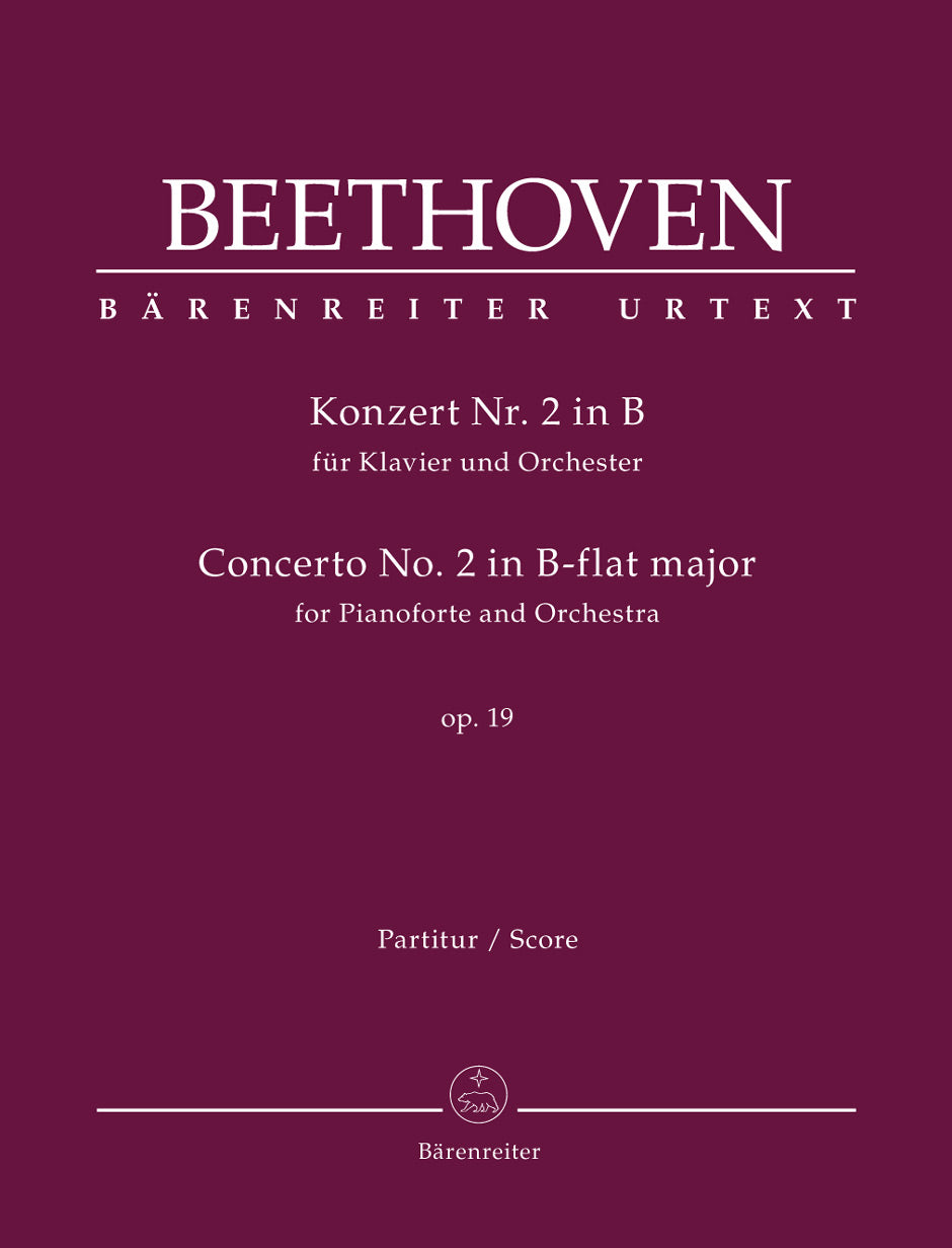 Beethoven, Concerto for Piano 2 Score (Barenreiter)