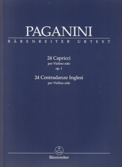 Paganini, 24 Capricci op. 1; Contradanze (Barenreiter)