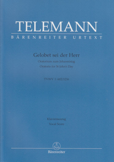 Telemann, Gelobet sei der Herr (Barenreiter)