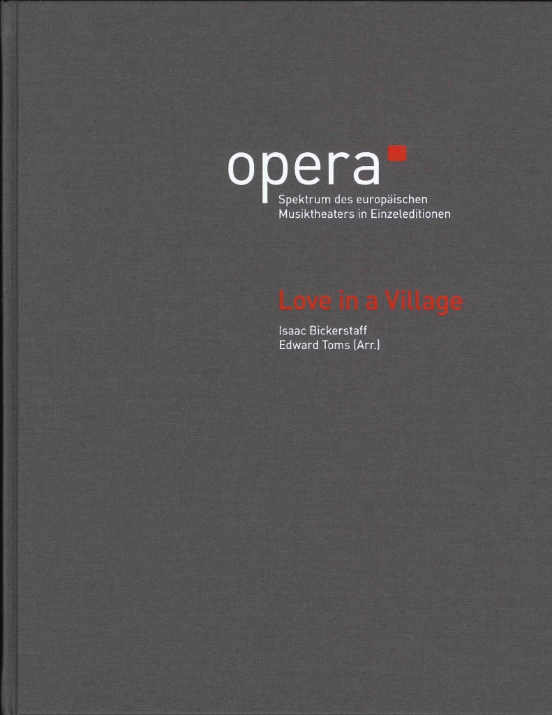 Bickerstaff/Toms, Love in a Village (Barenreiter)