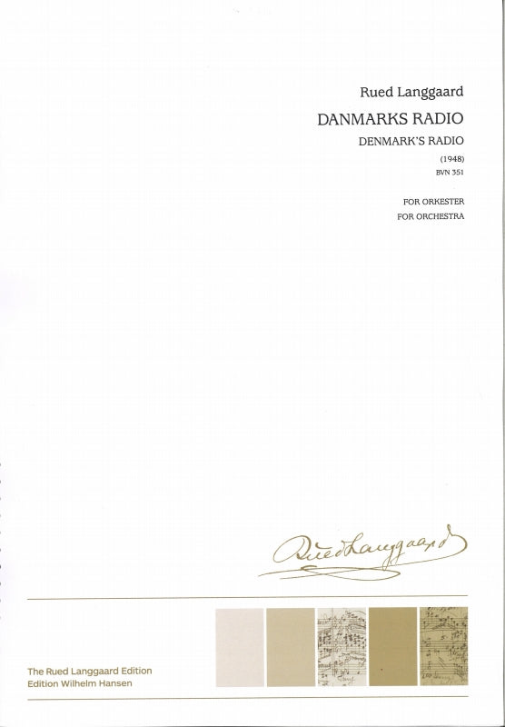 Langgaard, Danmarks Radio, BVN 351 (W.Hansen)