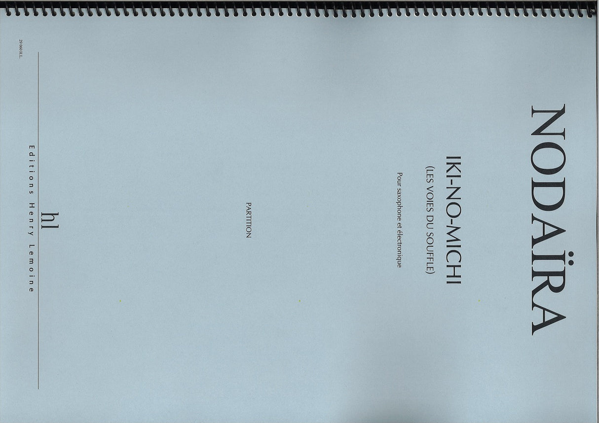 Nodaira, Iki-no-michi (Sax,Elec)Large Sc (Lemoine)