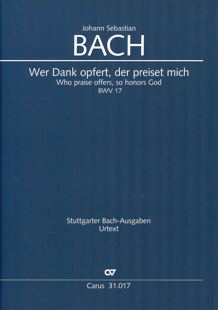 Bach, Kantate BWV 17 [G/E] (Full Score) (Carus)