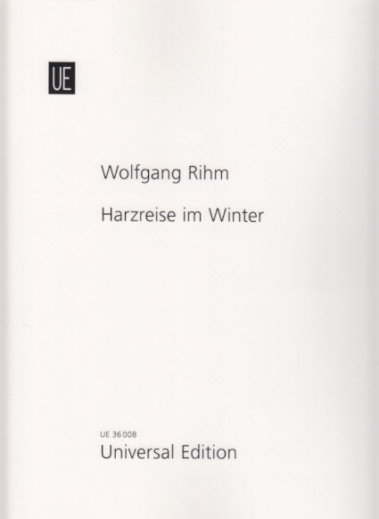 Rihm, Harzreise im Winter (Bar,Pf) [G] (Universal)