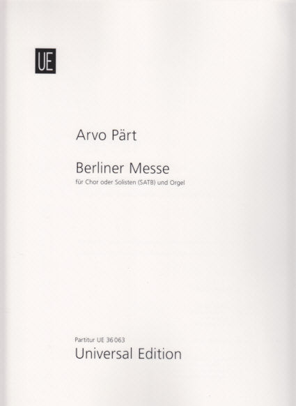 Part, Berliner Messe (1990/2002) (Universal)