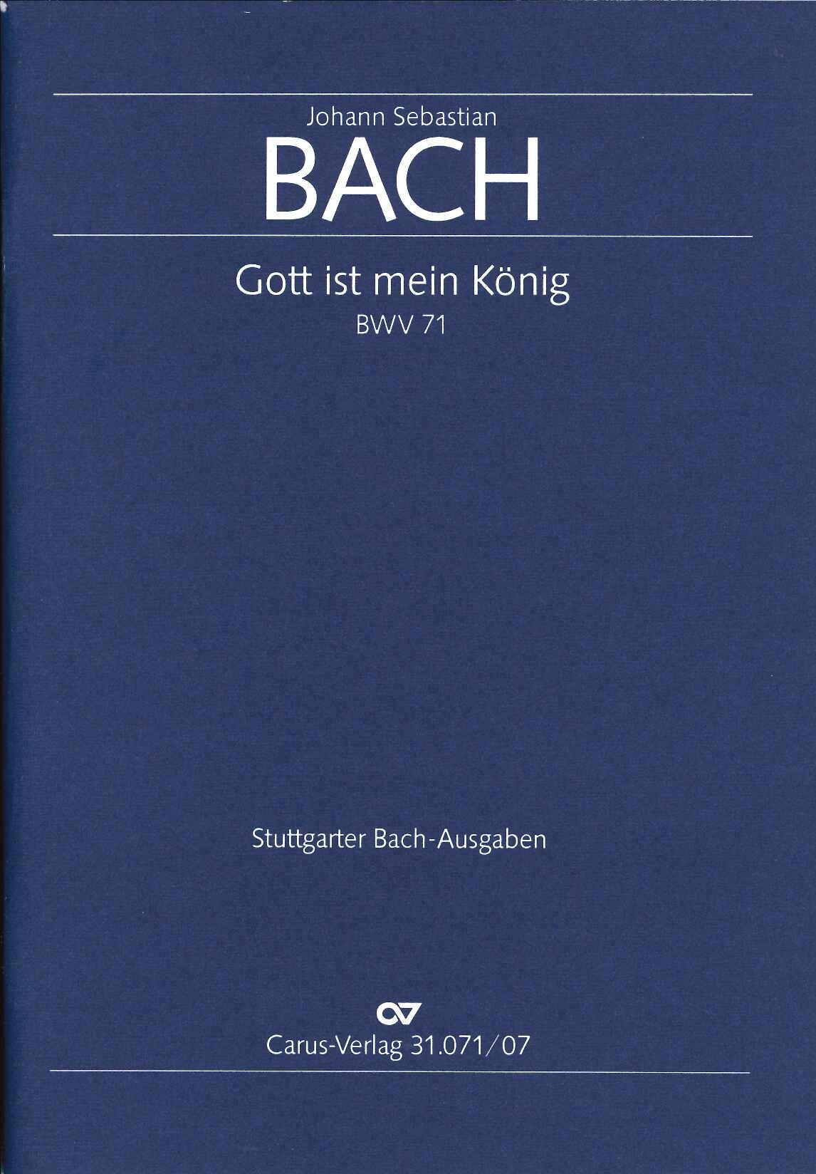Bach, Cantata No. 71 (rev.) (Kubik){G/E] (Carus)