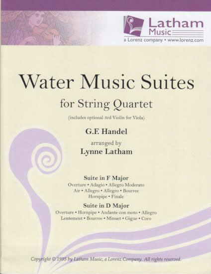 Handel, Water Music Suites (Qrt) (Latham Music/Masters)