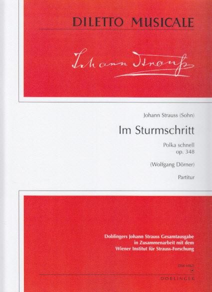 Strauss,J., Im Sturmschrutt: Score (Doblinger)