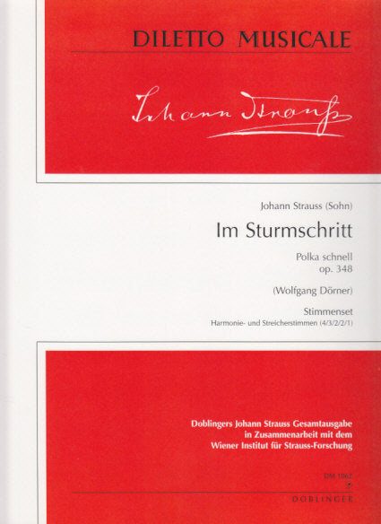 Strauss,J., Im Sturmschrutt: Parts (Doblinger)