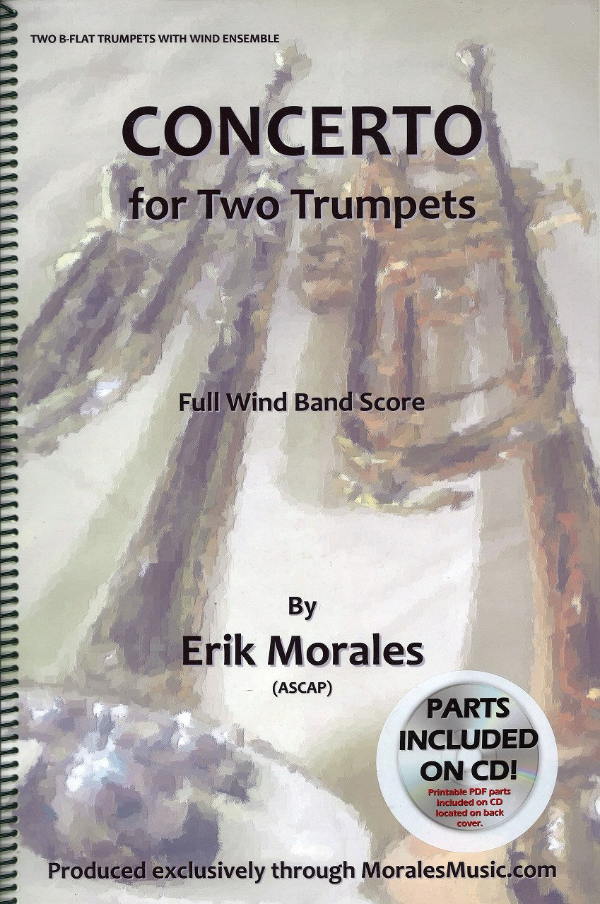 Morales, Concerto for 2 Trp: Score,MicSD (Morales Music)