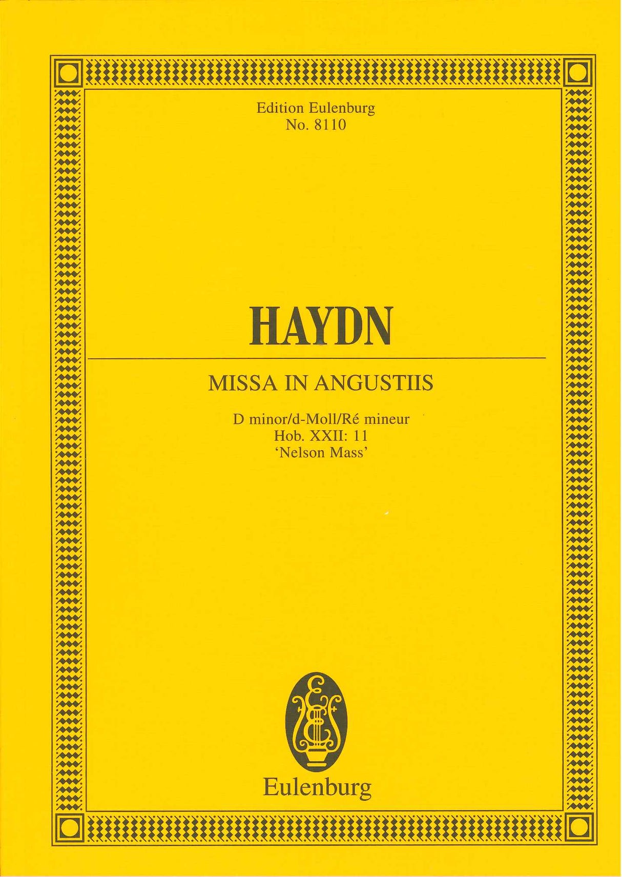 Haydn, Missa Hob. 22/11 'in Angustiis' (Eulenburg)