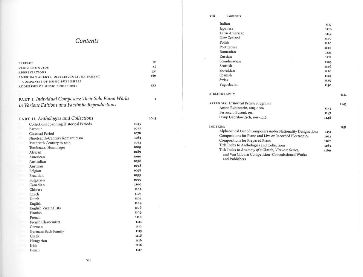 Guide to Pianist's Repertoire [4.ed] (Indiana University Press)