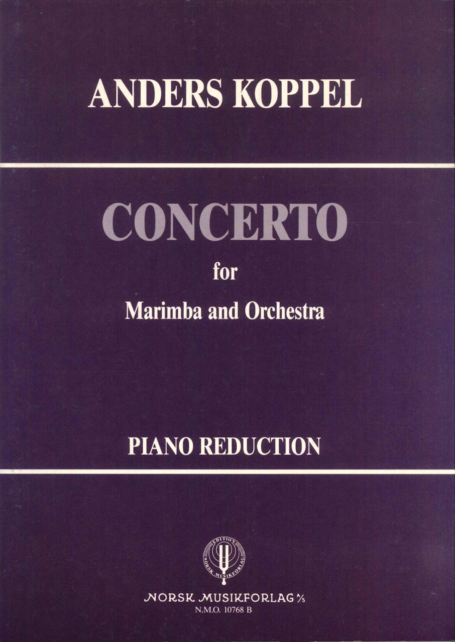 Koppel, Concerto for Marimba No. 1 (Norsk)