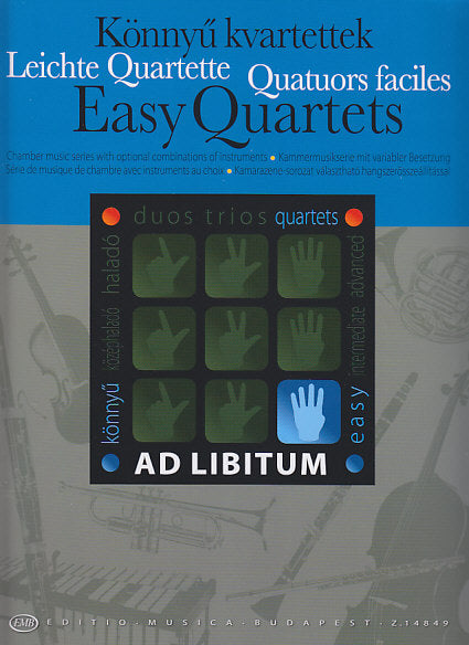 Easy Quartets (Editio Musica Budapest)