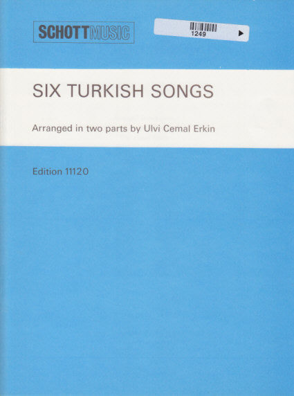 Erkin, 6 Turkish Songs (Schott)