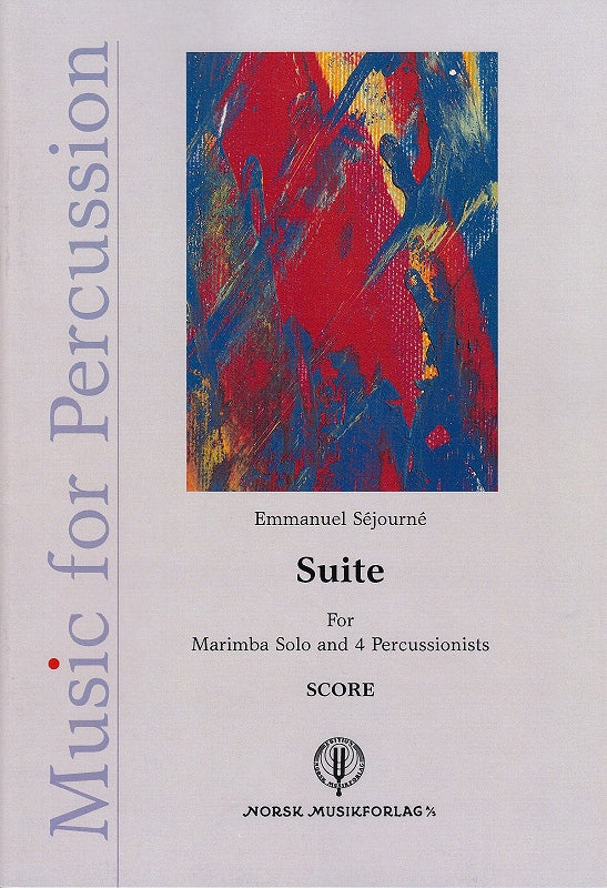Sejourne, Suite for Marimba & Perc Score (Norsk)