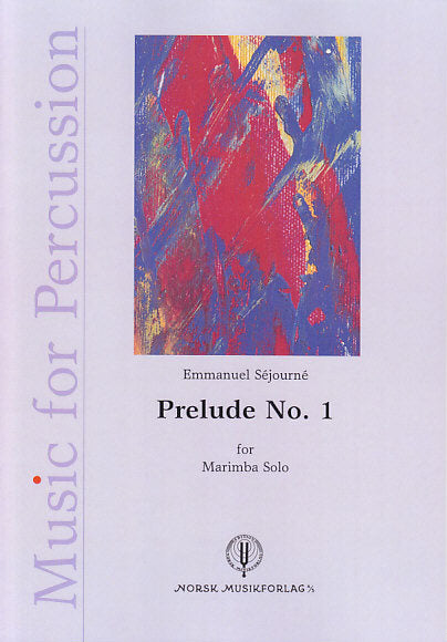 Sejourne, Prelude No. 1, for Marimba (Norsk)
